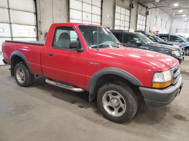 1FTYR11U9WTA24739 - 1998 FORD RANGER RED photo 4