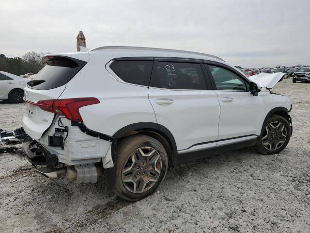 5NMS44AL1MH335660 - 2021 HYUNDAI SANTA FE LIMITED WHITE photo 3