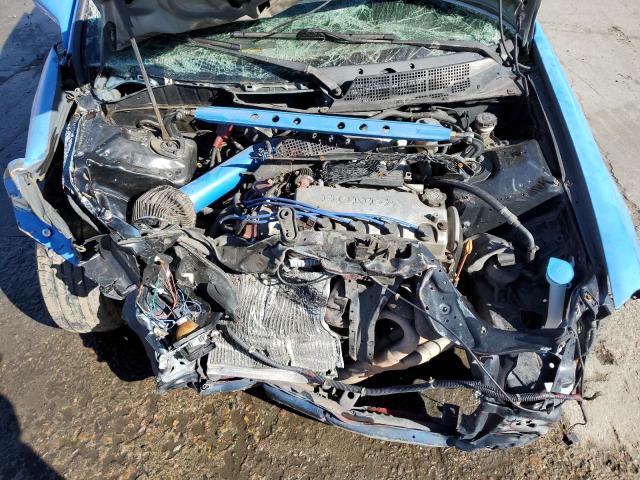 2HGEJ8542YH586576 - 2000 HONDA CIVIC EX BLUE photo 11