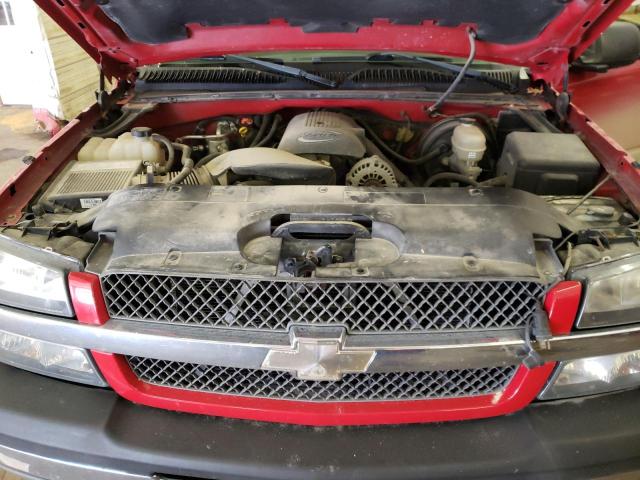 2GCEK13T951232197 - 2005 CHEVROLET SILVERADO RED photo 11