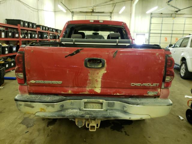 2GCEK13T951232197 - 2005 CHEVROLET SILVERADO RED photo 6