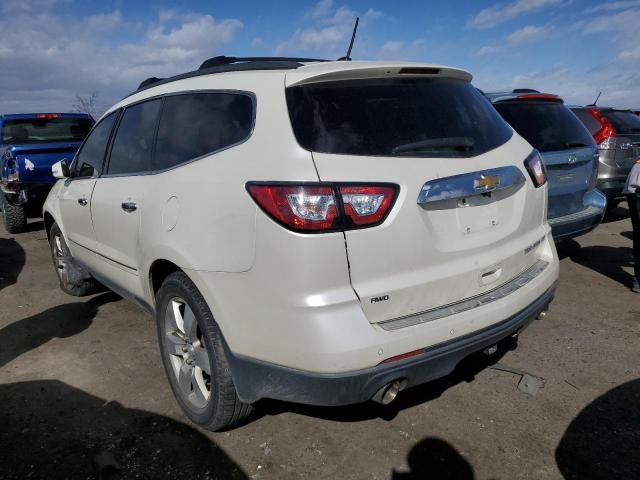 1GNKVJKDXEJ244831 - 2014 CHEVROLET TRAVERSE LTZ WHITE photo 2