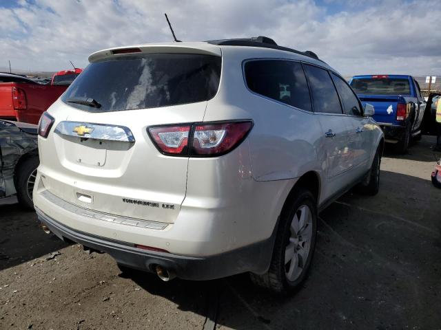 1GNKVJKDXEJ244831 - 2014 CHEVROLET TRAVERSE LTZ WHITE photo 3