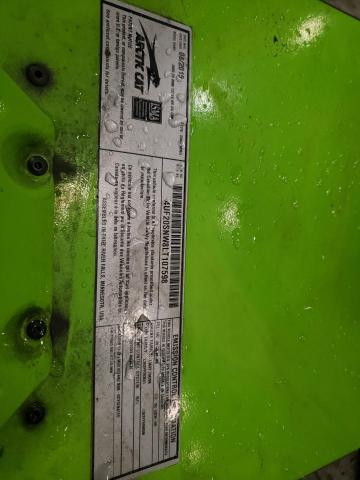 4UF20SNW8LT107598 - 2020 ARCTIC CAT ARTIC CAT Зеленый фото 10