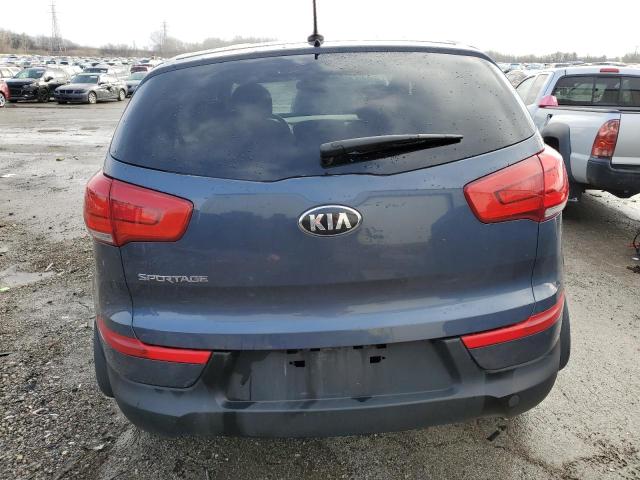 KNDPB3AC9E7579085 - 2014 KIA SPORTAGE BASE BLUE photo 6