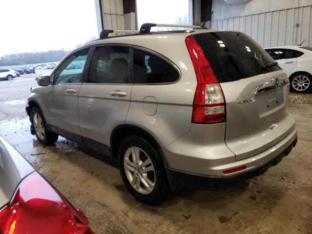 5J6RE4H72BL021736 - 2011 HONDA CR-V EXL SILVER photo 2