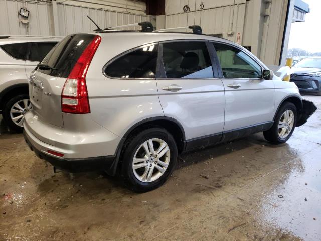 5J6RE4H72BL021736 - 2011 HONDA CR-V EXL SILVER photo 3