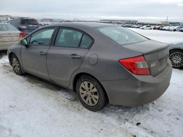 2HGFB2F4XCH054448 - 2012 HONDA CIVIC LX GRAY photo 2