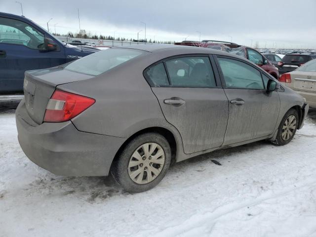 2HGFB2F4XCH054448 - 2012 HONDA CIVIC LX GRAY photo 3