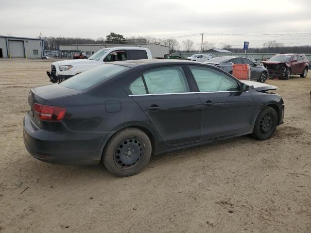 3VW167AJ5HM377707 - 2017 VOLKSWAGEN JETTA S BLACK photo 3