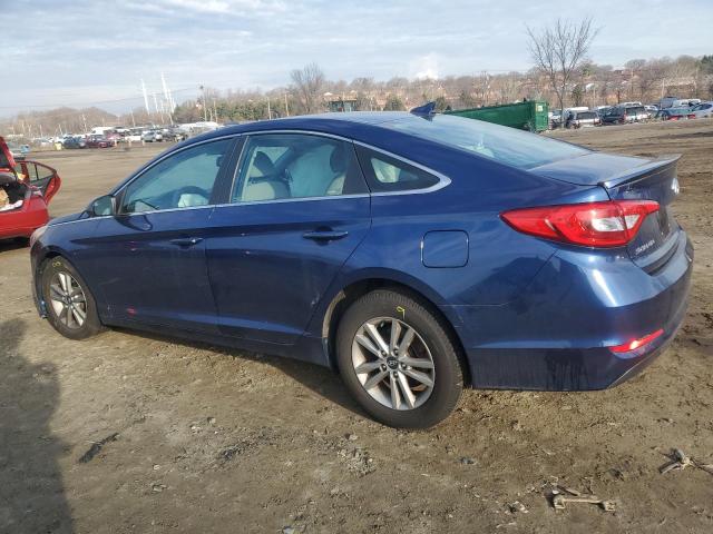 5NPE24AF4FH192092 - 2015 HYUNDAI SONATA SE BLUE photo 2