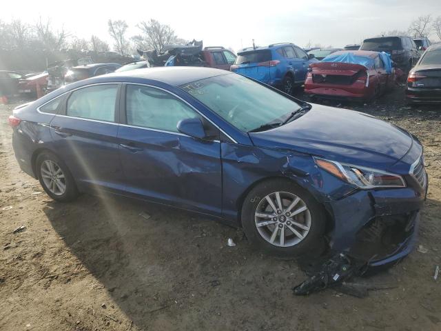 5NPE24AF4FH192092 - 2015 HYUNDAI SONATA SE BLUE photo 4