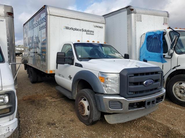 1FDUF4GT2EEB00159 - 2014 FORD F450 SUPER DUTY WHITE photo 4