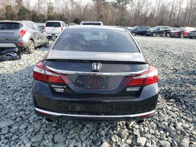 1HGCR2F13HA228791 - 2017 HONDA ACCORD SPORT SPECIAL EDITION BLACK photo 6