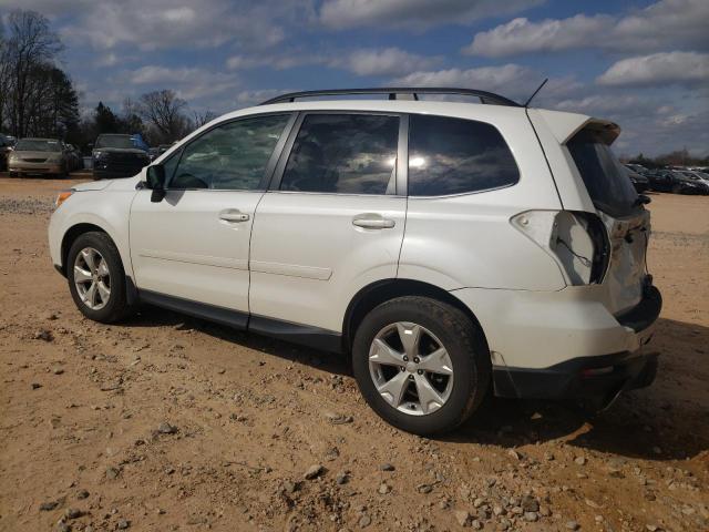 JF2SJARC8FH510598 - 2015 SUBARU FORESTER 2.5I LIMITED WHITE photo 2