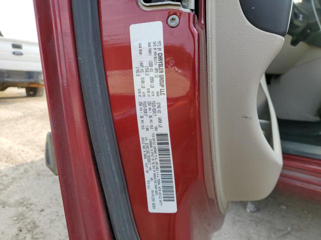 2C4RC1BG1CR330917 - 2012 CHRYSLER TOWN & COU TOURING 红色 照片 12