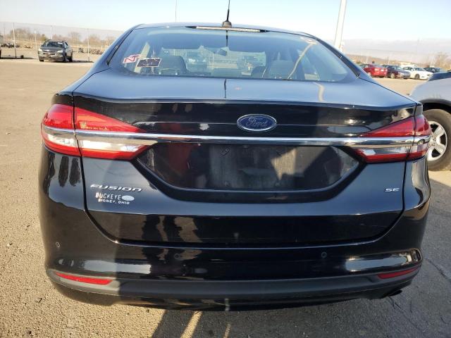 3FA6P0H77HR395271 - 2017 FORD FUSION SE BLACK photo 6