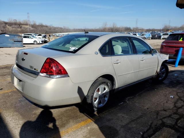 2G1WT58K789110171 - 2008 CHEVROLET IMPALA LT BEIGE photo 3