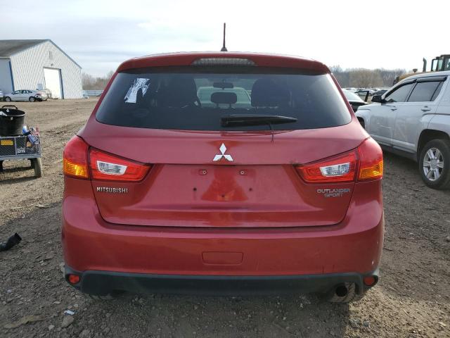 4A4AP3AU4EE021813 - 2014 MITSUBISHI OUTLANDER ES RED photo 6