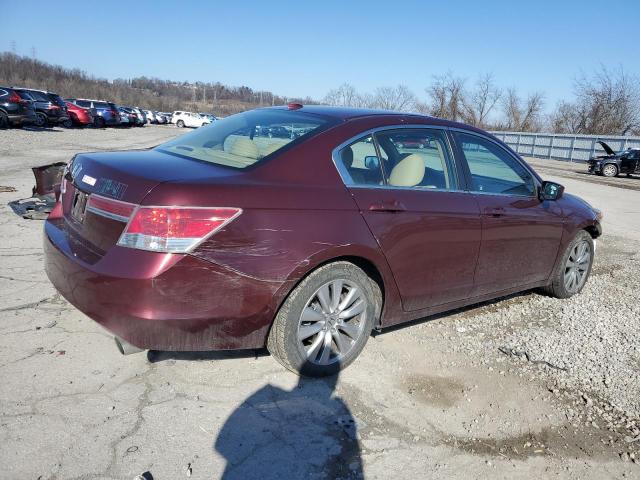 1HGCP2F88CA146082 - 2012 HONDA ACCORD EXL BURGUNDY photo 3