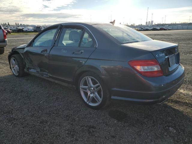 WDDGF5EB0AF442463 - 2010 MERCEDES-BENZ C 300 GRAY photo 2