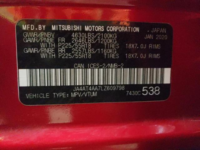 JA4AT4AA7LZ609798 - 2020 MITSUBISHI ECLIPSE CR LE RED photo 14