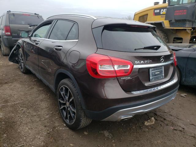 WDCTG4GB9HJ327942 - 2017 MERCEDES-BENZ GLA 250 4MATIC GRAY photo 3