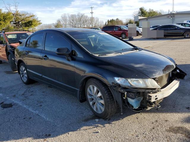 2HGFA1F97AH505227 - 2010 HONDA CIVIC EXL BLACK photo 4