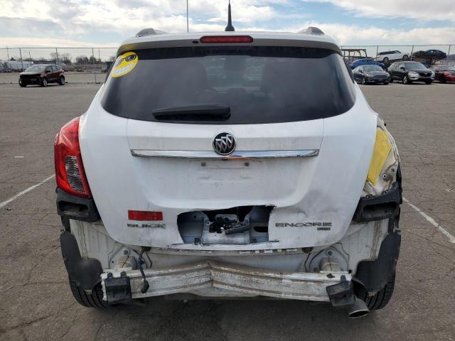 KL4CJGSB0EB615090 - 2014 BUICK ENCORE WHITE photo 6