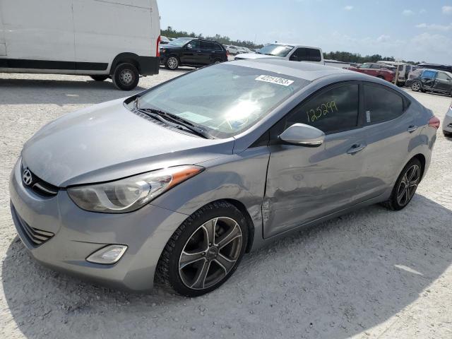 KMHDH4AE0BU148362 - 2011 HYUNDAI ELANTRA GLS GRAY photo 1