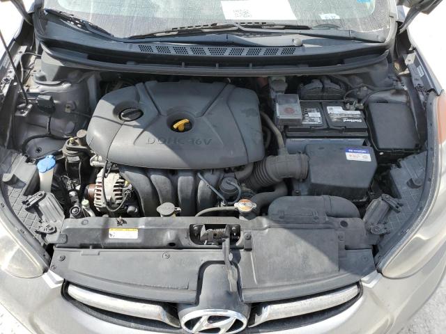 KMHDH4AE0BU148362 - 2011 HYUNDAI ELANTRA GLS GRAY photo 11