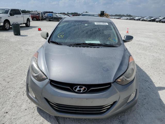 KMHDH4AE0BU148362 - 2011 HYUNDAI ELANTRA GLS GRAY photo 5