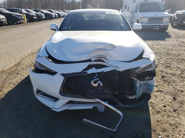 JN1CV7EL0HM321019 - 2017 INFINITI Q60 BASE WHITE photo 5