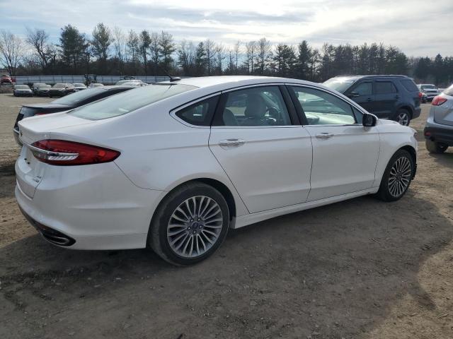 3FA6P0T94HR411404 - 2017 FORD FUSION SE WHITE photo 3