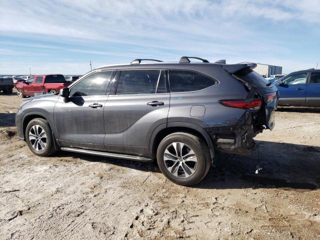 5TDGZRAH5MS524938 - 2021 TOYOTA HIGHLANDER XLE GRAY photo 2
