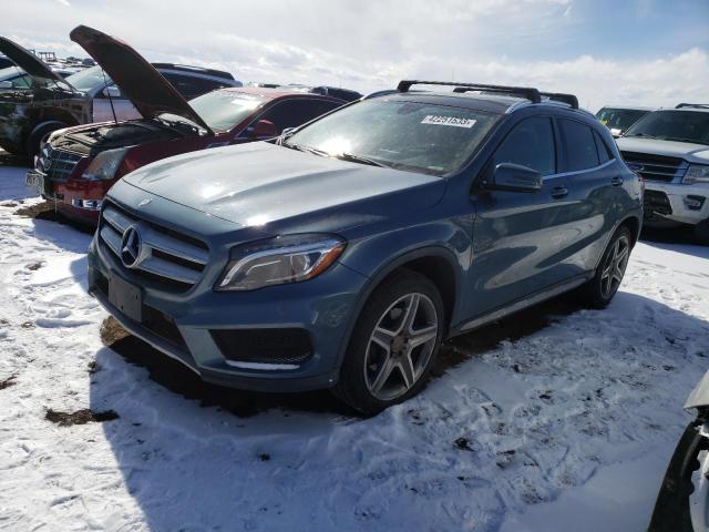 WDCTG4GB4FJ137589 - 2015 MERCEDES-BENZ GLA 250 4MATIC BLUE photo 1