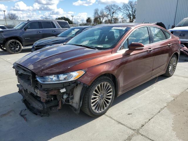 3FA6P0K91GR120164 - 2016 FORD FUSION TITANIUM MAROON photo 1