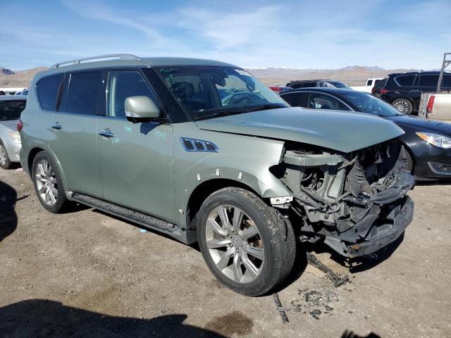 JN8AZ2NE7B9000090 - 2011 INFINITI QX56 GREEN photo 4