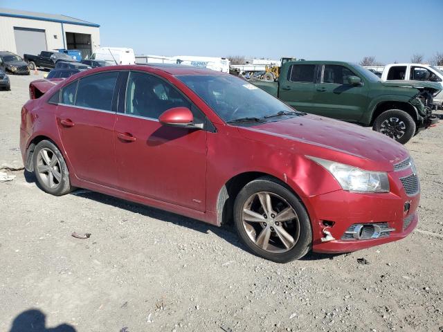 1G1PE5SB6E7313279 - 2014 CHEVROLET CRUZE LT BURGUNDY photo 4