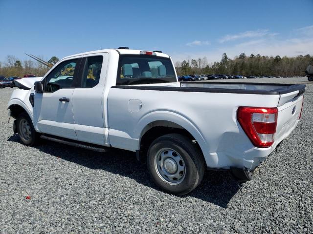 1FTEX1CB8NKD69494 - 2022 FORD F150 SUPER CAB WHITE photo 2