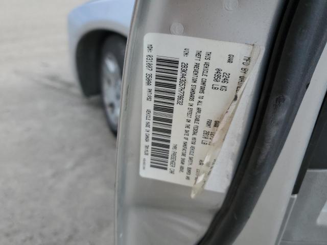 2B3KA43G57H778632 - 2007 DODGE CHARGER SE GRAY photo 12