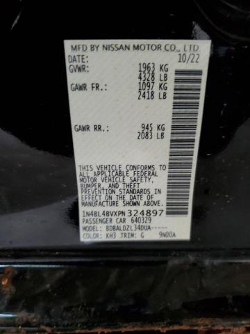 1N4BL4BVXPN324897 - 2023 NISSAN ALTIMA S BLACK photo 12