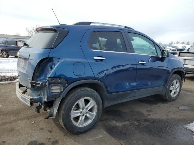 3GNCJPSBXKL223130 - 2019 CHEVROLET TRAX 1LT BLUE photo 3