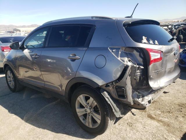 KNDPB3A25C7299801 - 2012 KIA SPORTAGE BASE GRAY photo 2