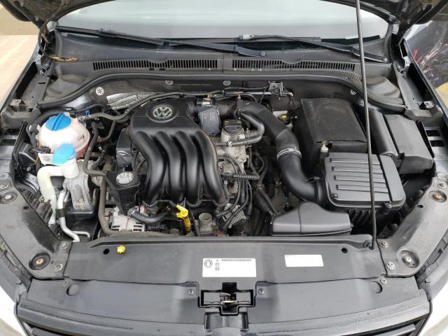 3VW2K7AJ7EM422528 - 2014 VOLKSWAGEN JETTA BASE GRAY photo 7