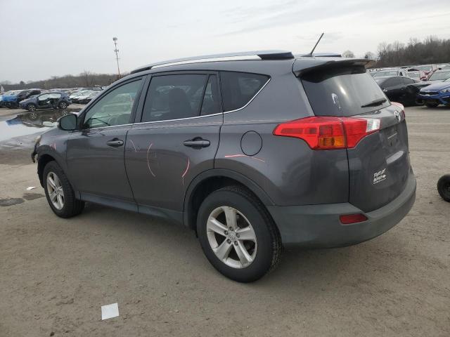 JTMRFREV1EJ011489 - 2014 TOYOTA RAV4 XLE GRAY photo 2