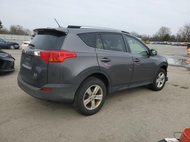 JTMRFREV1EJ011489 - 2014 TOYOTA RAV4 XLE GRAY photo 3