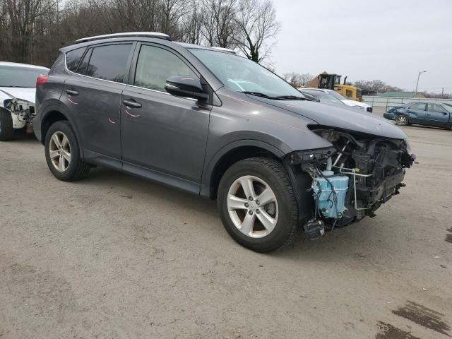 JTMRFREV1EJ011489 - 2014 TOYOTA RAV4 XLE GRAY photo 4