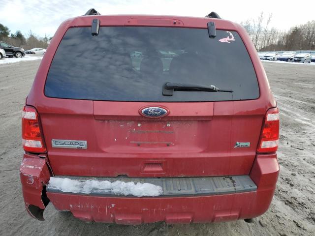 1FMCU9DGXAKB52222 - 2010 FORD ESCAPE XLT RED photo 6