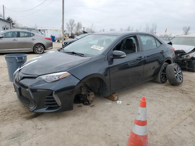 2T1BURHE4HC766932 - 2017 TOYOTA COROLLA L BLACK photo 1